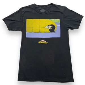 MY HERO ACADEMIA Aizawa Sensei in Sleeping Bag BLACK  T-SHIRT Size XS